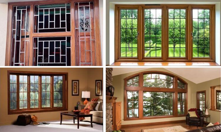 Wooden Window Grill Design